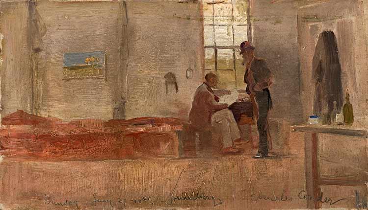 Charles conder Impressionists Camp oil painting picture